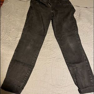 Maurice’s large black high rise jeggings